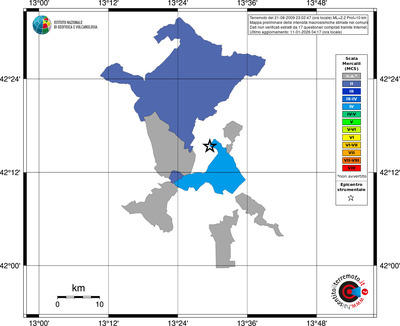 Mappa MCS - territori comuni