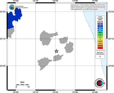 Mappa EMS - territori comuni
