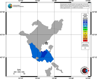 Mappa EMS - territori comuni