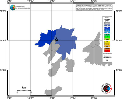 Mappa MCS - territori comuni