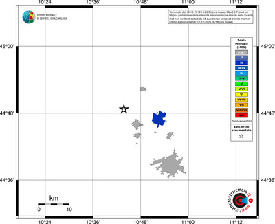 Mappa MCS - territori località
