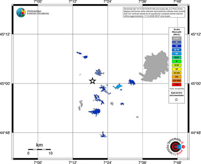 Mappa MCS - territori località