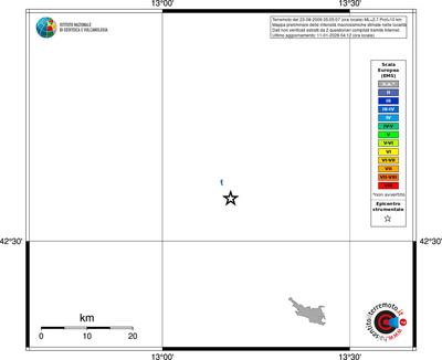Mappa EMS - territori località