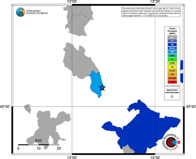 Mappa EMS - territori comuni