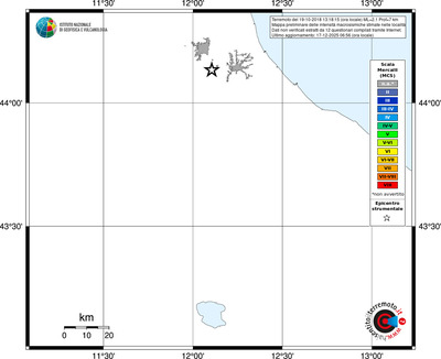 Mappa MCS - territori località