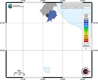 Mappa MCS - territori comuni