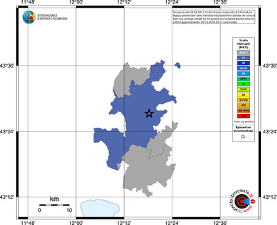 Mappa MCS - territori comuni