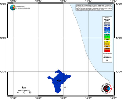 Mappa EMS - territori comuni