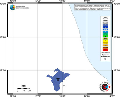 Mappa MCS - territori comuni