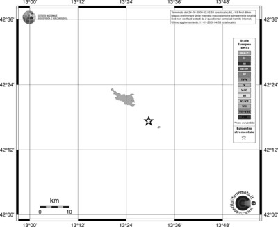 Mappa EMS - territori località