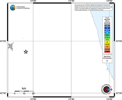 Mappa MCS - territori località