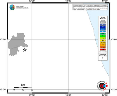 Mappa MCS - territori comuni
