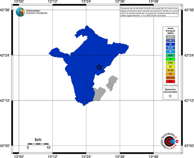 Mappa EMS - territori comuni