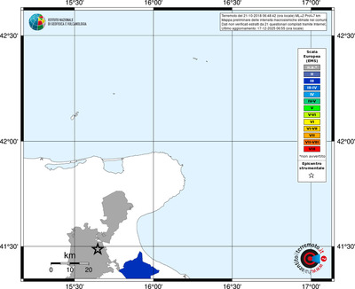 Mappa EMS - territori comuni