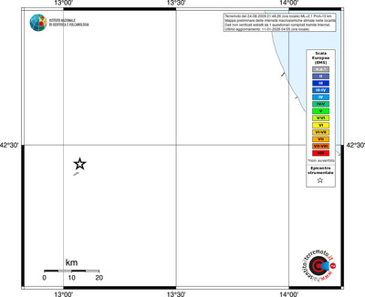Mappa EMS - territori località