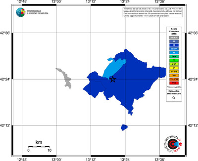 Mappa EMS - territori comuni