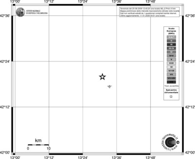 Mappa EMS - territori località