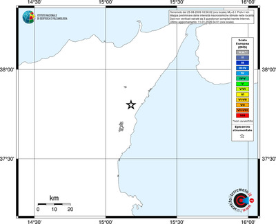 Mappa EMS - territori località