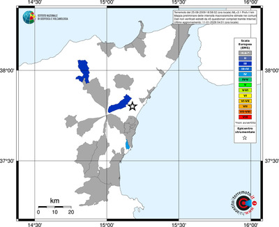 Mappa EMS - territori comuni