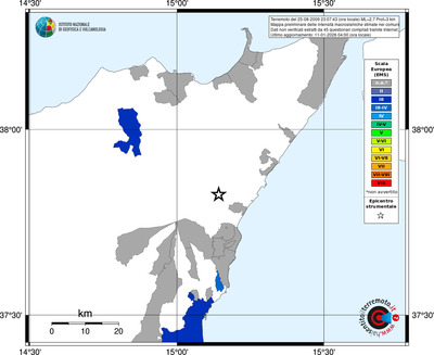 Mappa EMS - territori comuni