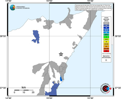 Mappa MCS - territori comuni