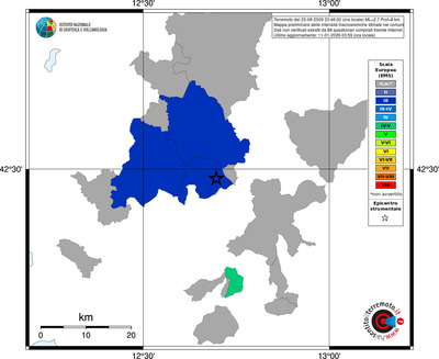Mappa EMS - territori comuni