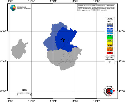 Mappa MCS - territori comuni