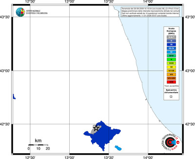 Mappa EMS - territori comuni