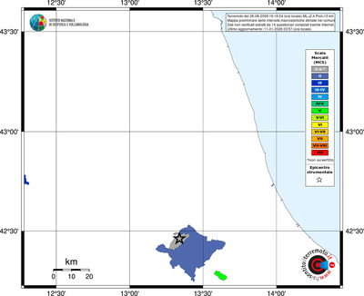 Mappa MCS - territori comuni