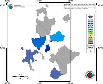 Mappa MCS - territori comuni