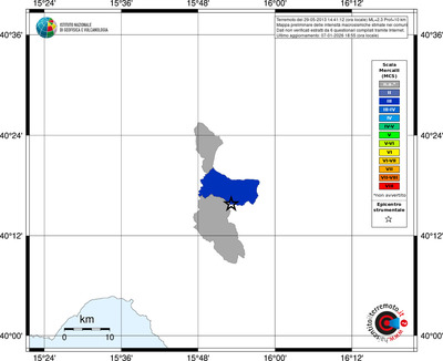 Mappa MCS - territori comuni
