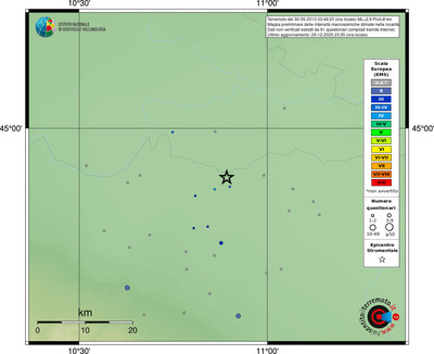 Mappa EMS - località