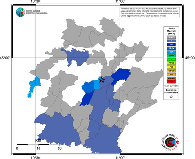 Mappa MCS - territori comuni
