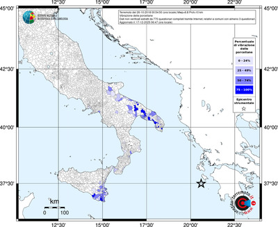 Mappa territorio comunale con almeno 3 questionari