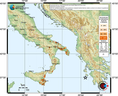 Mappa comuni con almeno 3 questionari