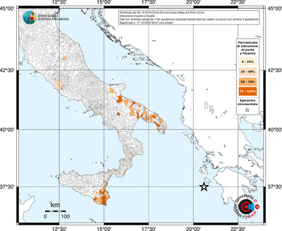 Mappa territorio comunale con almeno 3 questionari