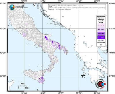 Mappa territorio comunale con almeno 3 questionari