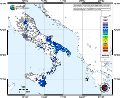 Mappa EMS - territori comuni