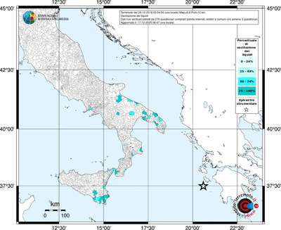 Mappa territorio comunale con almeno 3 questionari