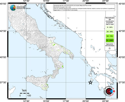 Mappa territorio comunale con almeno 3 questionari