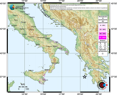 Mappa comuni con almeno 3 questionari