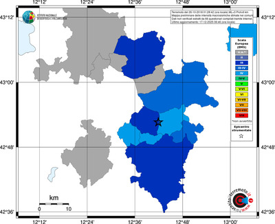 Mappa EMS - territori comuni