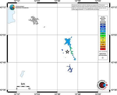 Mappa MCS - territori località