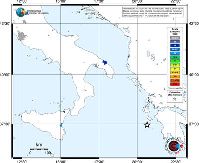 Mappa EMS - territori comuni