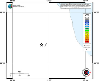 Mappa MCS - territori località