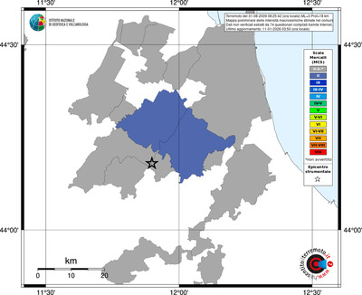 Mappa MCS - territori comuni