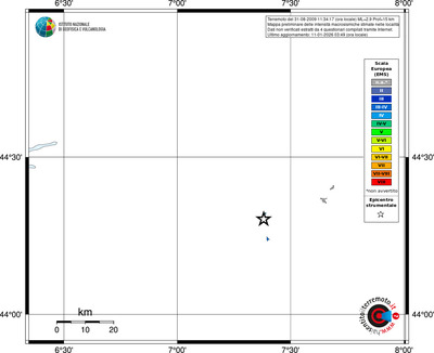 Mappa EMS - territori località