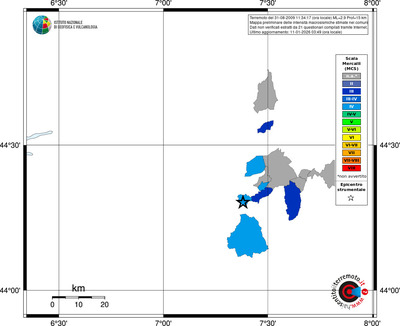 Mappa MCS - territori comuni