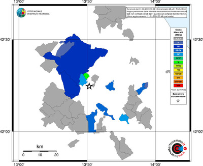 Mappa MCS - territori comuni