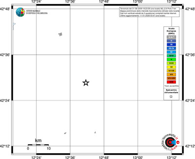 Mappa EMS - territori località